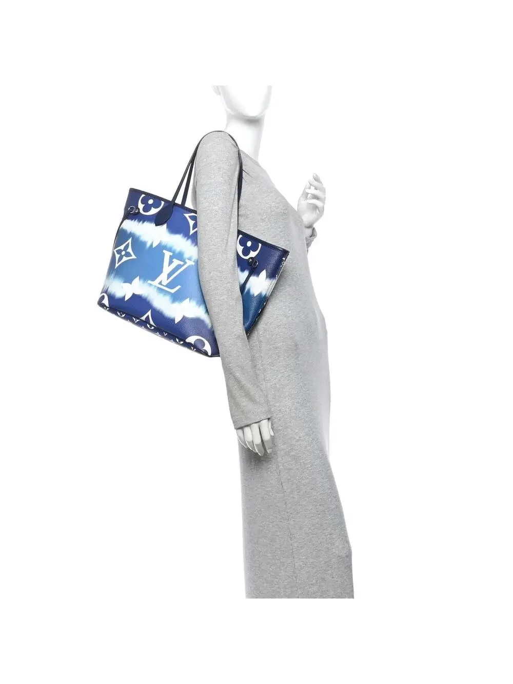 Louis Vuitton Escale Neverfull Mm Blue #333654L17B